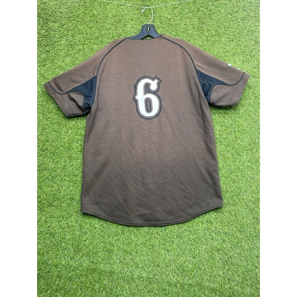 Vintage UCLA Bruins Stitched Baseball Jersey Mens 44 Brown Riddell #9 90s